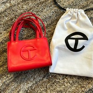 Small Telfar red authentic